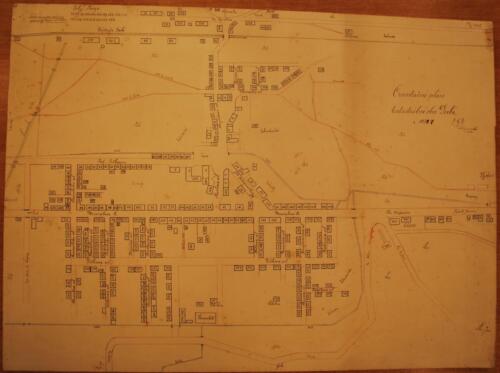 Katastrální mapa Dubí r. 1932