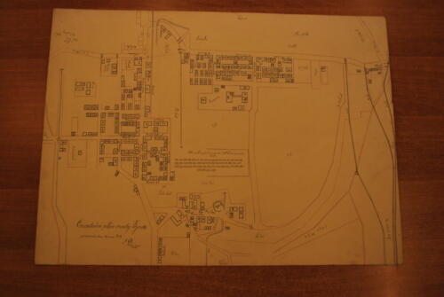 Katastrální mapa Újezd pod Kladnem r. 1932